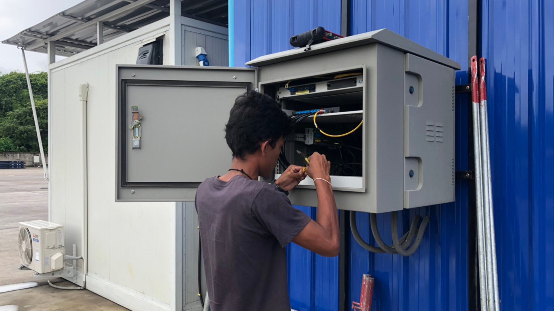 งาน Maintenance กล้อง IP Camera ให้กับบริษัทเอกชน