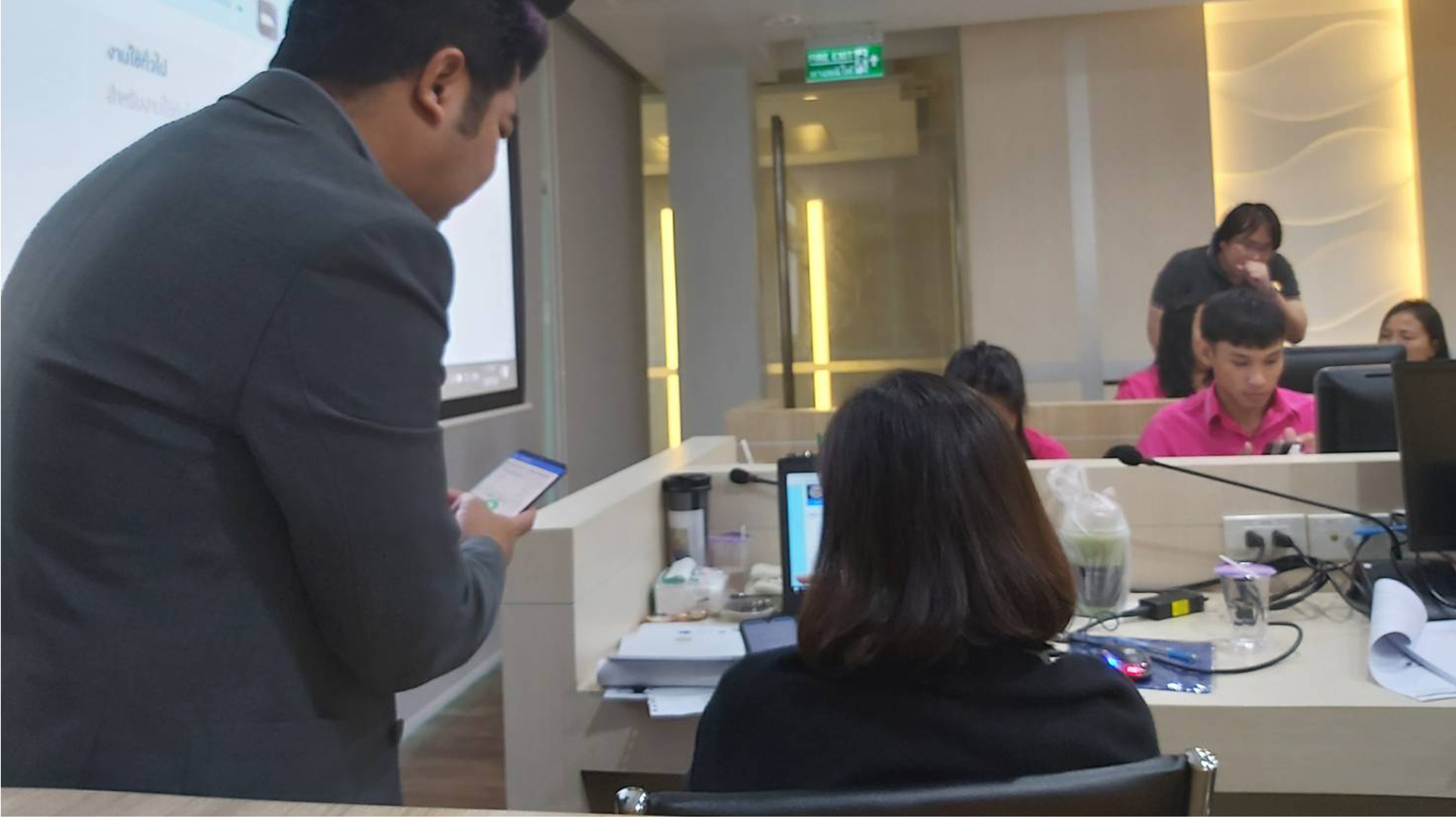 จัดอบรมการใช้งาน Software สำหรับลูกค้า